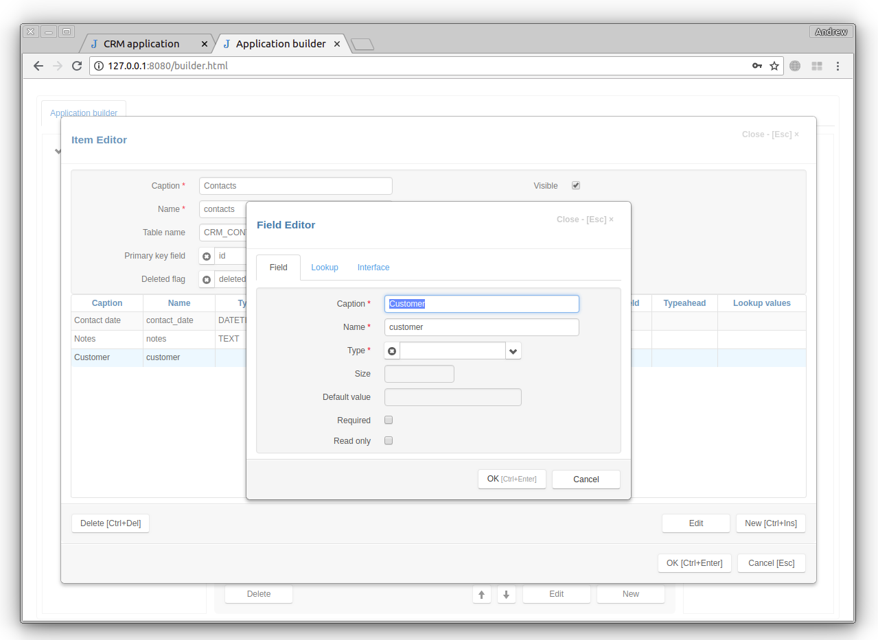 Adding Customer field